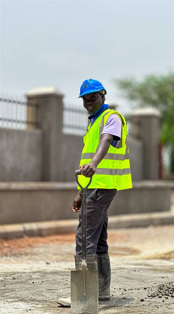Construction worker on site