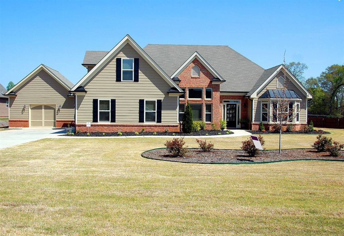 Family home with landscaped front garden